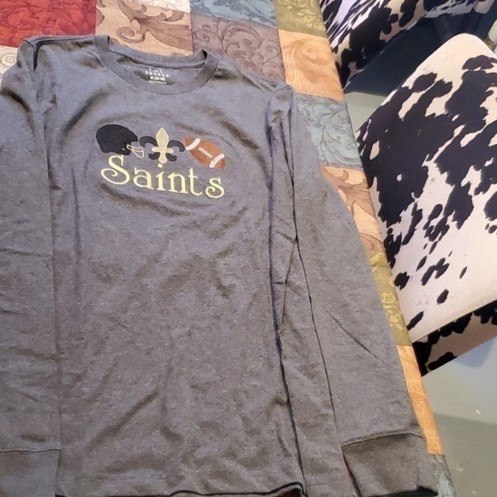 Saints Long Sleeve Shirt Size M